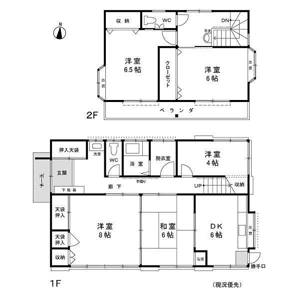 関口中央交差点そば、交通アクセス良好な一戸建