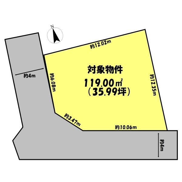 明石市大久保町大窪の土地(間取り)