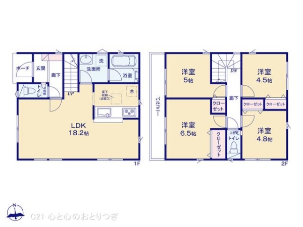 相模原市中央区田名第129　新築分譲住宅　6号棟