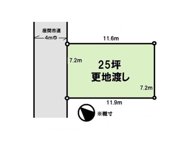 座間市小松原2丁目　売地