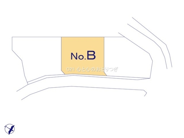 横浜市青葉区奈良町　建築条件付き売地　NoB