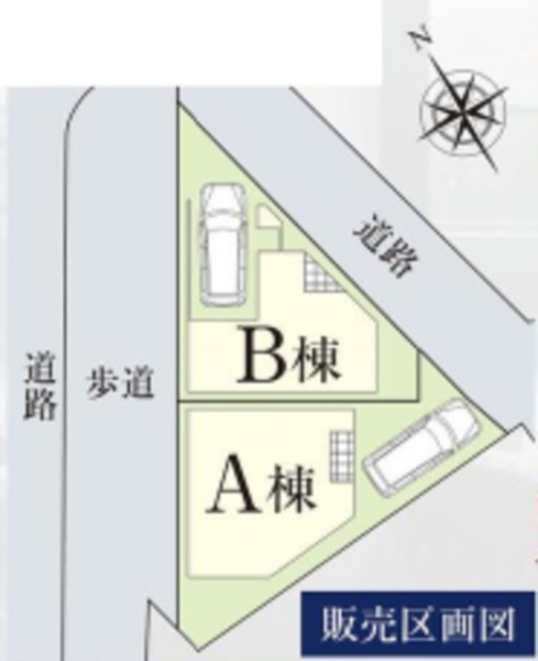 横浜市戸塚区原宿５丁目　新築戸建　全２棟　A号棟