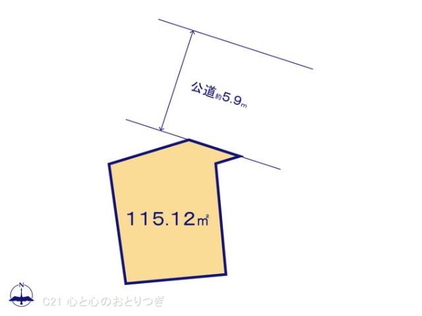 座間市入谷西２丁目の土地