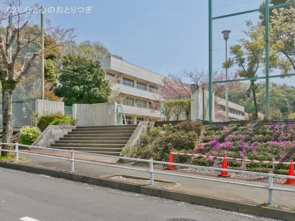 町田市相原町の土地(町田市立武蔵岡中学校)