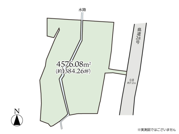 北杜市大泉町西井出の土地