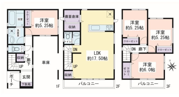 綾瀬市大上4丁目　新築戸建　全2棟　2号棟