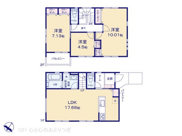 横浜市青葉区大場町5期　新築分譲住宅　D号棟