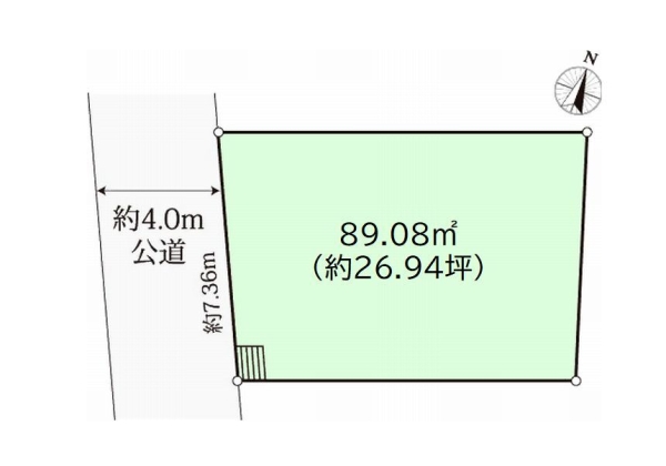 綾瀬市寺尾北3丁目　建築条件なし売地