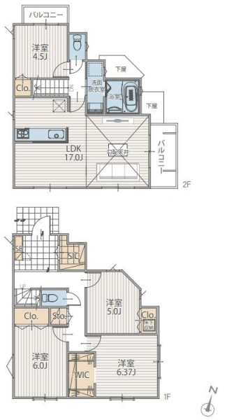 横浜市戸塚区上矢部町　新築戸建　全3棟　3号棟