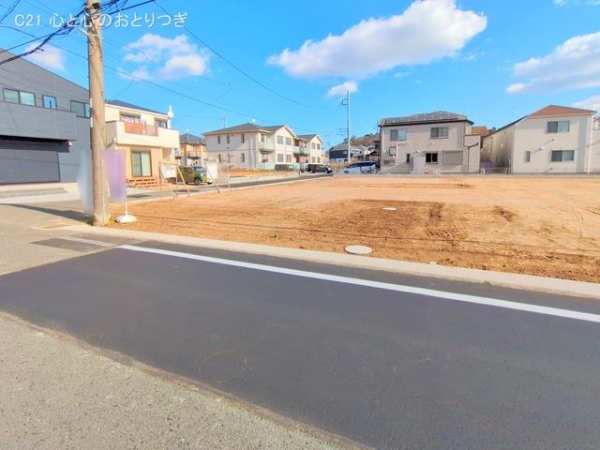 大和市上和田　建築条件なし売地　4区画