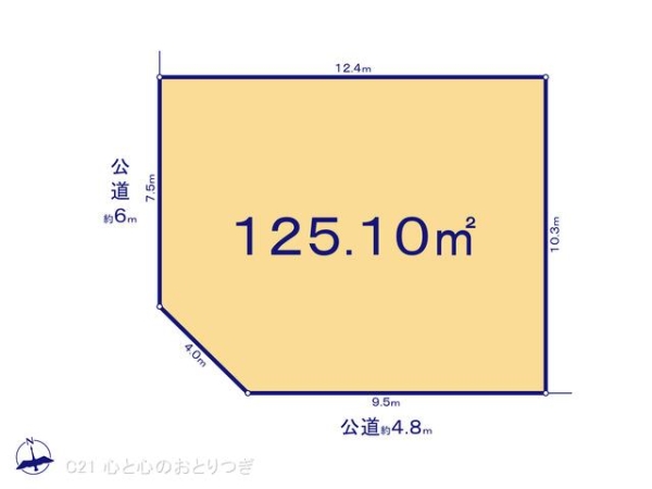 大和市上和田　建築条件なし売地　7区画