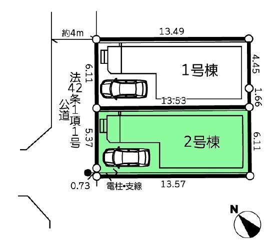 相模原市南区若松3丁目6期　新築分譲住宅　2号棟