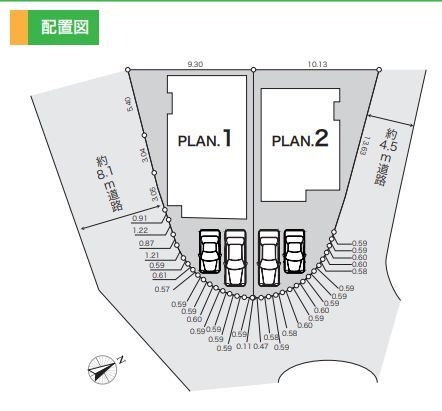 横浜市戸塚区汲沢１丁目　新築戸建　全２棟　１号棟