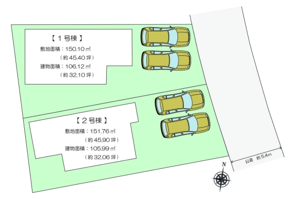 綾瀬市早川　新築多棟　全2棟　2号棟