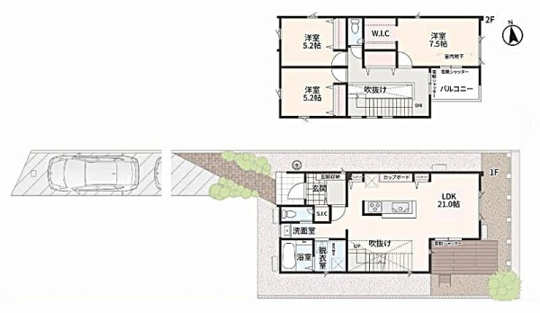 綾瀬市深谷中2　新築戸建　I期　20号棟