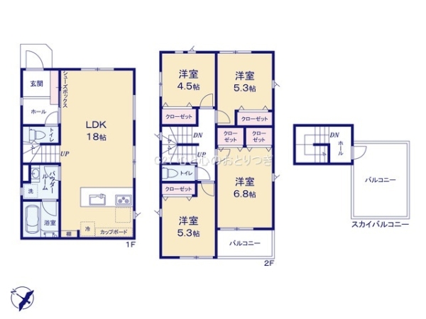 相模原市南区南台1丁目第5　新築分譲住宅　2号棟