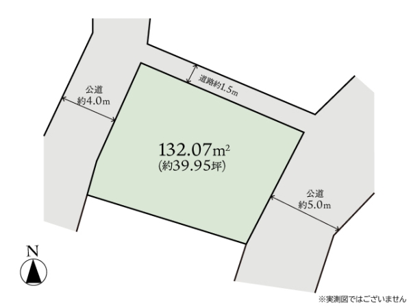 綾瀬市寺尾北4丁目　建築条件なし売地
