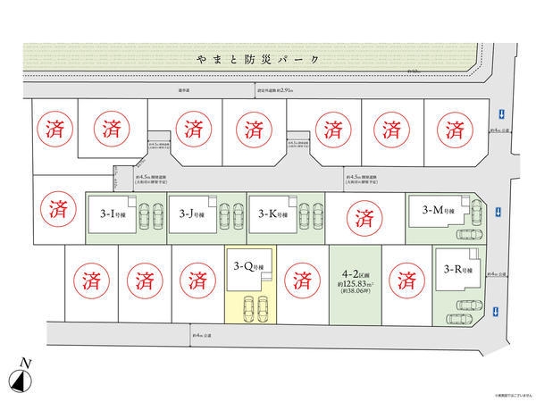 大和市南林間6丁目　新築分譲住宅　3　Q号棟