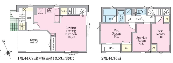 横浜市瀬谷区阿久和東２丁目　新築戸建　全２棟　１号棟