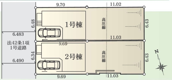 横浜市瀬谷区阿久和東２丁目　新築戸建　全２棟　１号棟