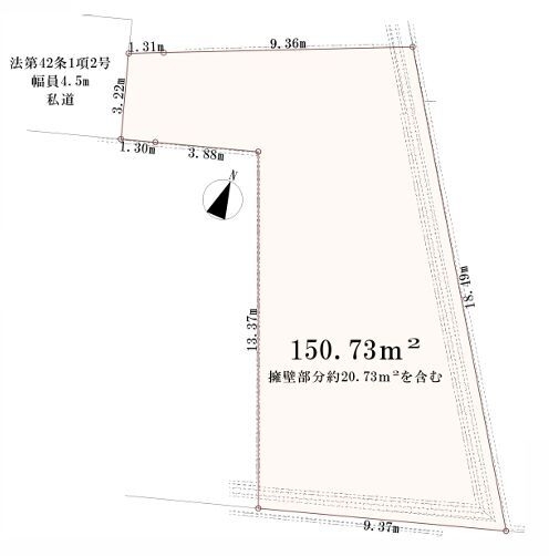 綾瀬市早川　建築条件なし売地