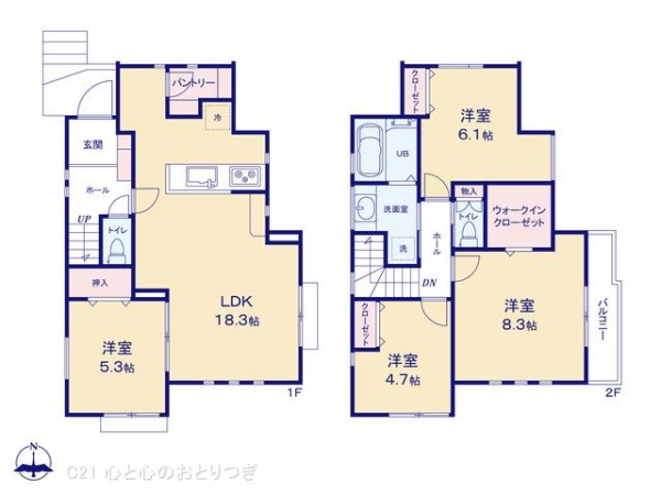 横浜市青葉区榎が丘3期　新築分譲住宅　B号棟
