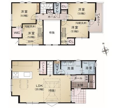 横浜市泉区岡津町　新築戸建　全３棟　3号棟