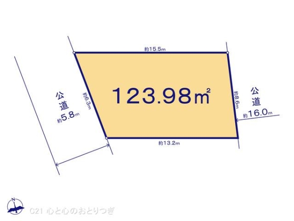 大和市下和田　建築条件付き売地　1号地