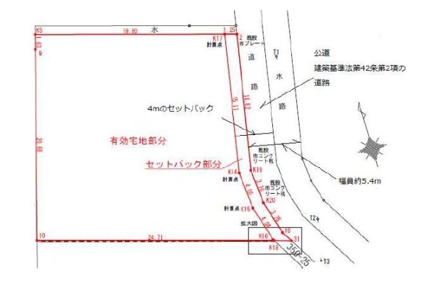 座間市新田宿　建築条件なし売地