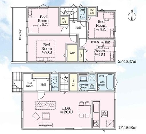 横浜市戸塚区柏尾町　新築戸建　全２棟　２号棟