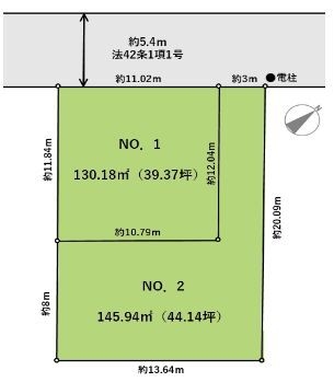 横浜市戸塚区深谷町　土地　全2区画　1号地