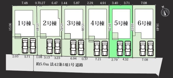 相模原市南区下溝18期　新築分譲住宅　5号棟