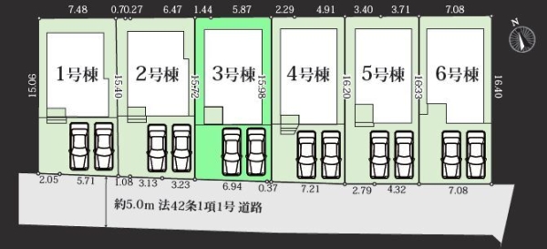 相模原市南区下溝18期　新築分譲住宅　3号棟