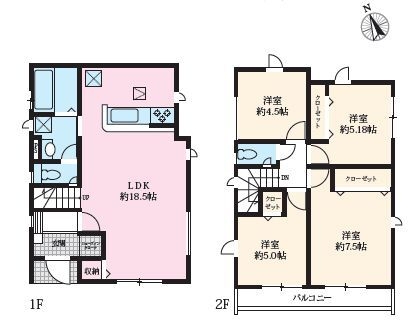 相模原市南区下溝18期　新築分譲住宅　2号棟