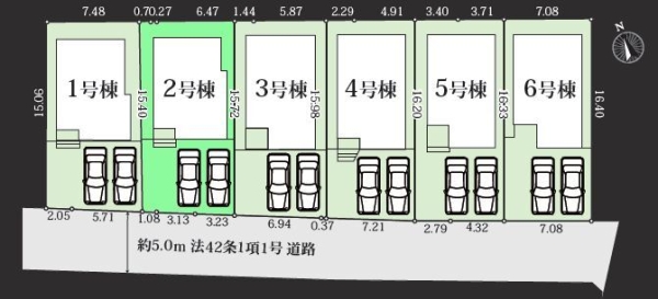 相模原市南区下溝18期　新築分譲住宅　2号棟