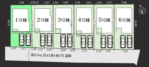 相模原市南区下溝18期　新築分譲住宅　1号棟