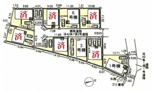 厚木市金田　新築戸建　全9棟　8号棟