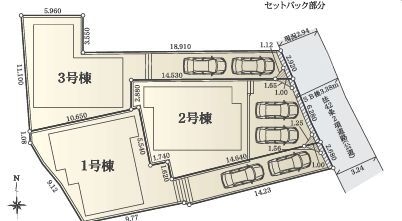 横浜市戸塚区舞岡町　新築戸建　全3棟　1号棟