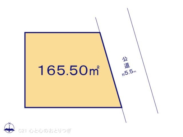 相模原市南区麻溝台7丁目　建築条件なし売地　C区画