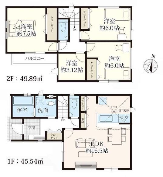 相模原市南区麻溝台8丁目3期　新築分譲住宅　2号棟
