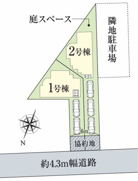 横浜市戸塚区原宿４丁目　新築戸建　全２棟　１号棟
