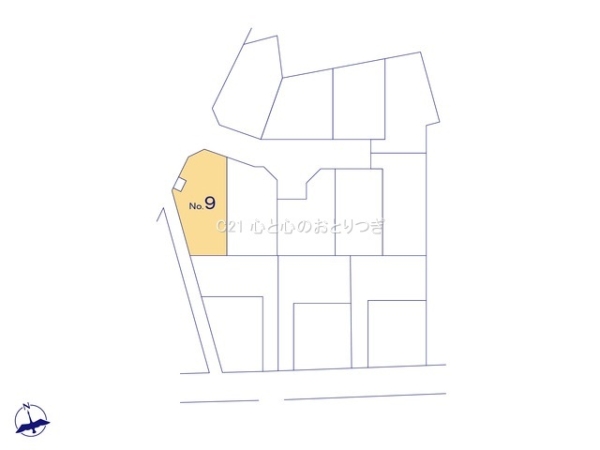 相模原市中央区淵野辺本町3丁目　建築条件付き売地　No9