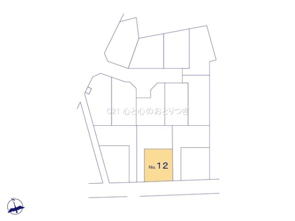 相模原市中央区淵野辺本町3丁目　建築条件付き売地　No12