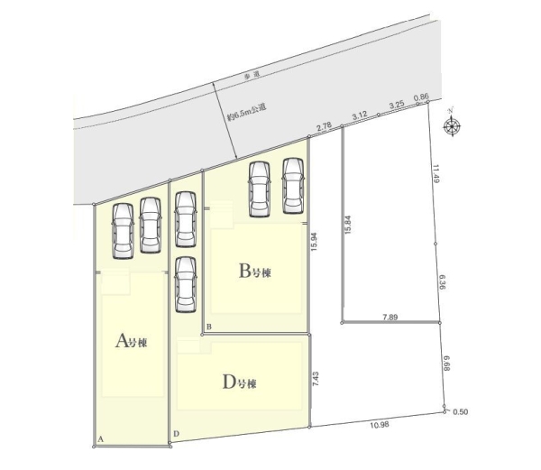綾瀬市深谷中6丁目　新築戸建　全3棟　B号棟