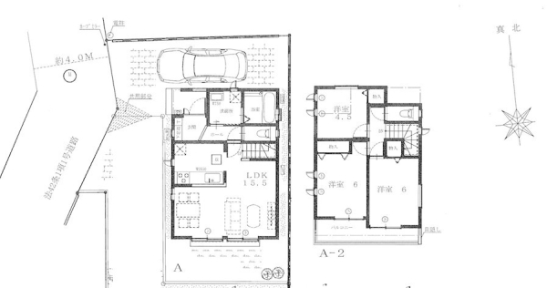 藤沢市高倉　新築　全２棟　A号棟