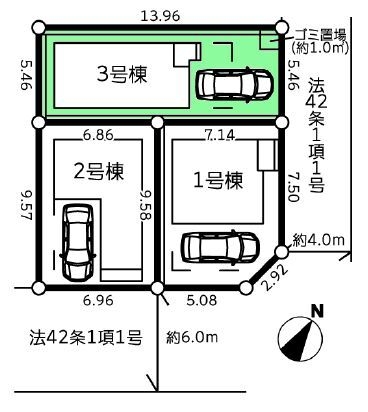 相模原市南区南台4丁目2期　新築分譲住宅　3号棟