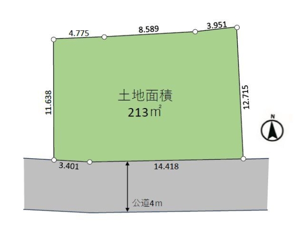 町田市西成瀬1丁目　建築条件なし売地