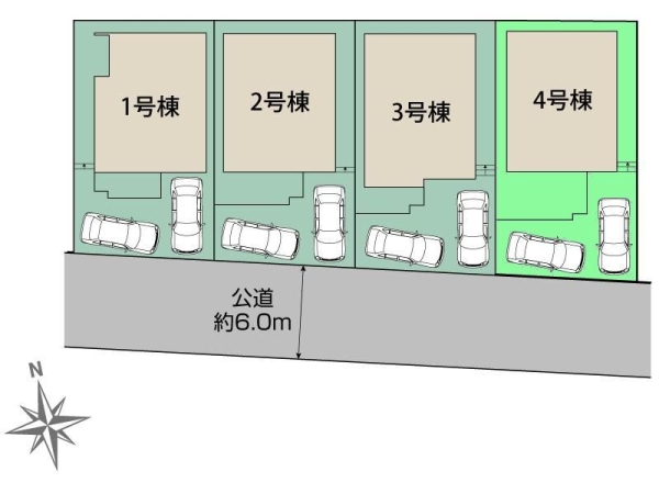 大和市下鶴間　新築分譲住宅　4号棟