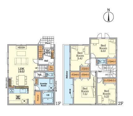 相模原市南区南台6丁目3期　新築分譲住宅　1号棟