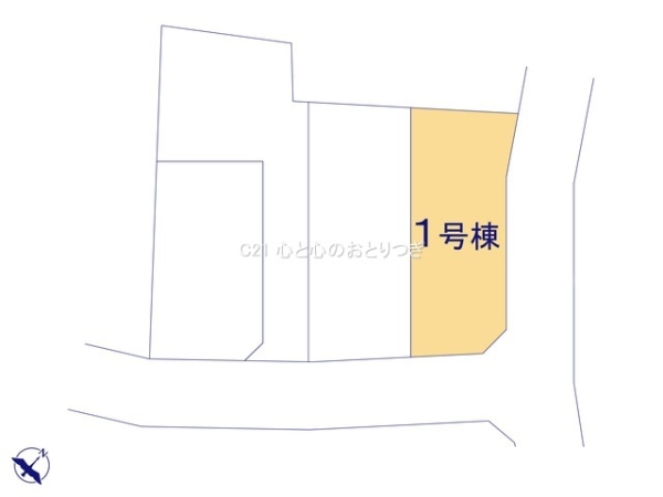 相模原市中央区上溝第140　新築分譲住宅　1号棟